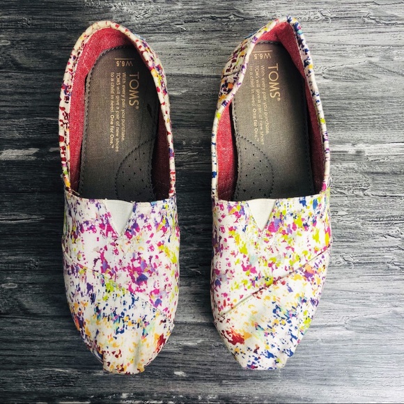Toms Shoes - Toms Splatter Slip On Shoes
